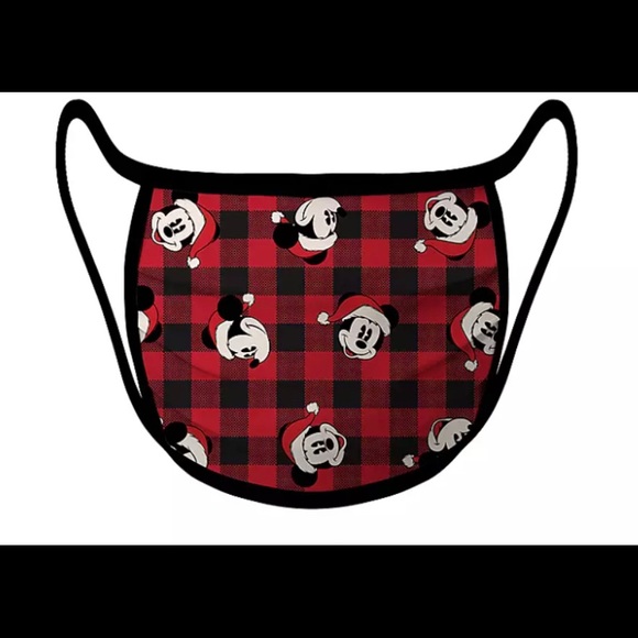 Disney Parks Adjustable Mickey Santa Hat and Mask - Picture 4 of 4